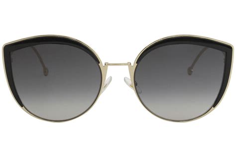 fendi 0290|FENDI Butterfly Sunglasses FF0290S VH8M2 Gold/Brown 58mm .